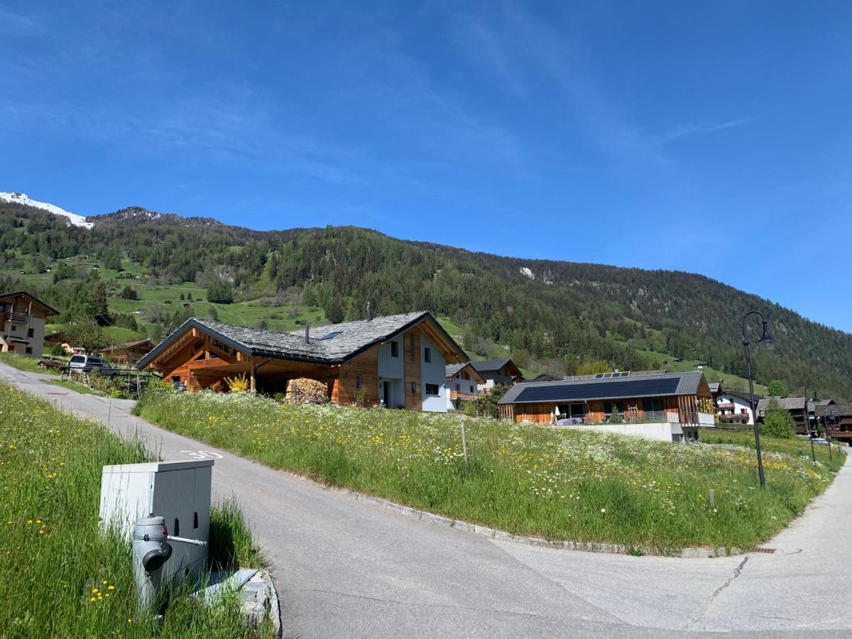 Aux Grands-Vergers Appartement Bruson Buitenkant foto